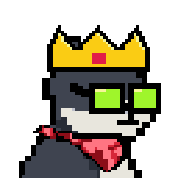 Crown Charcoal Doge