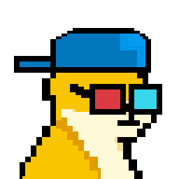 Golden 3D Shades Doge